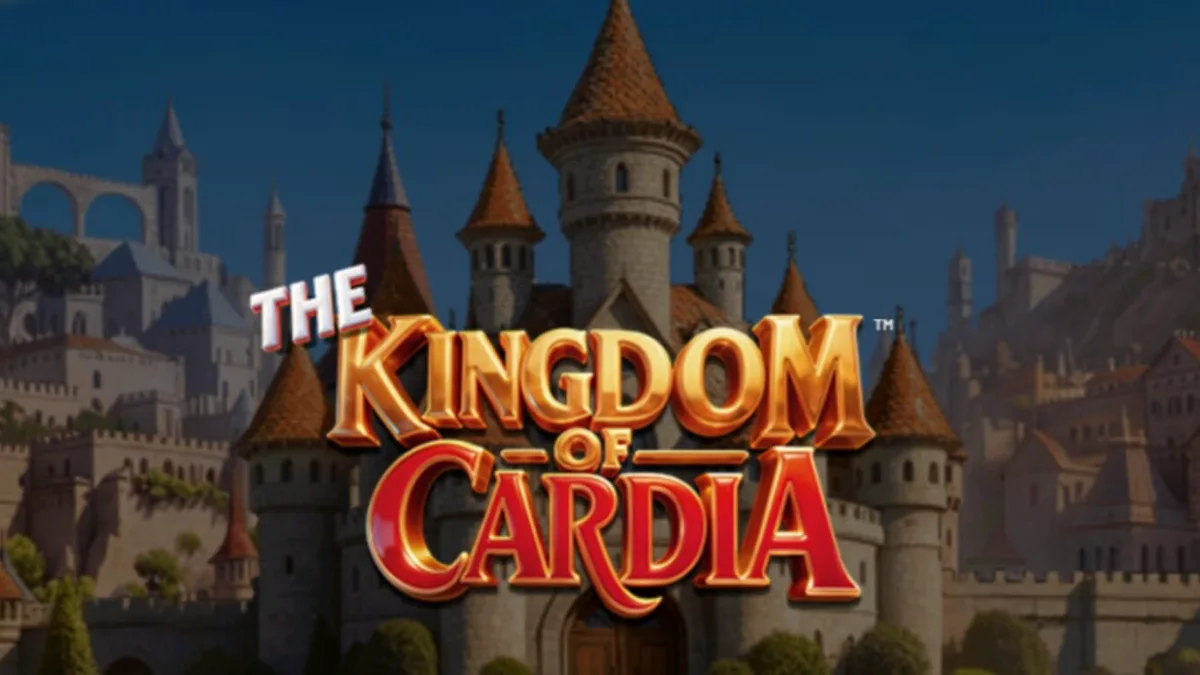Tampilan visual slot The Kingdom of Cardia dengan nuansa fantasi kartu